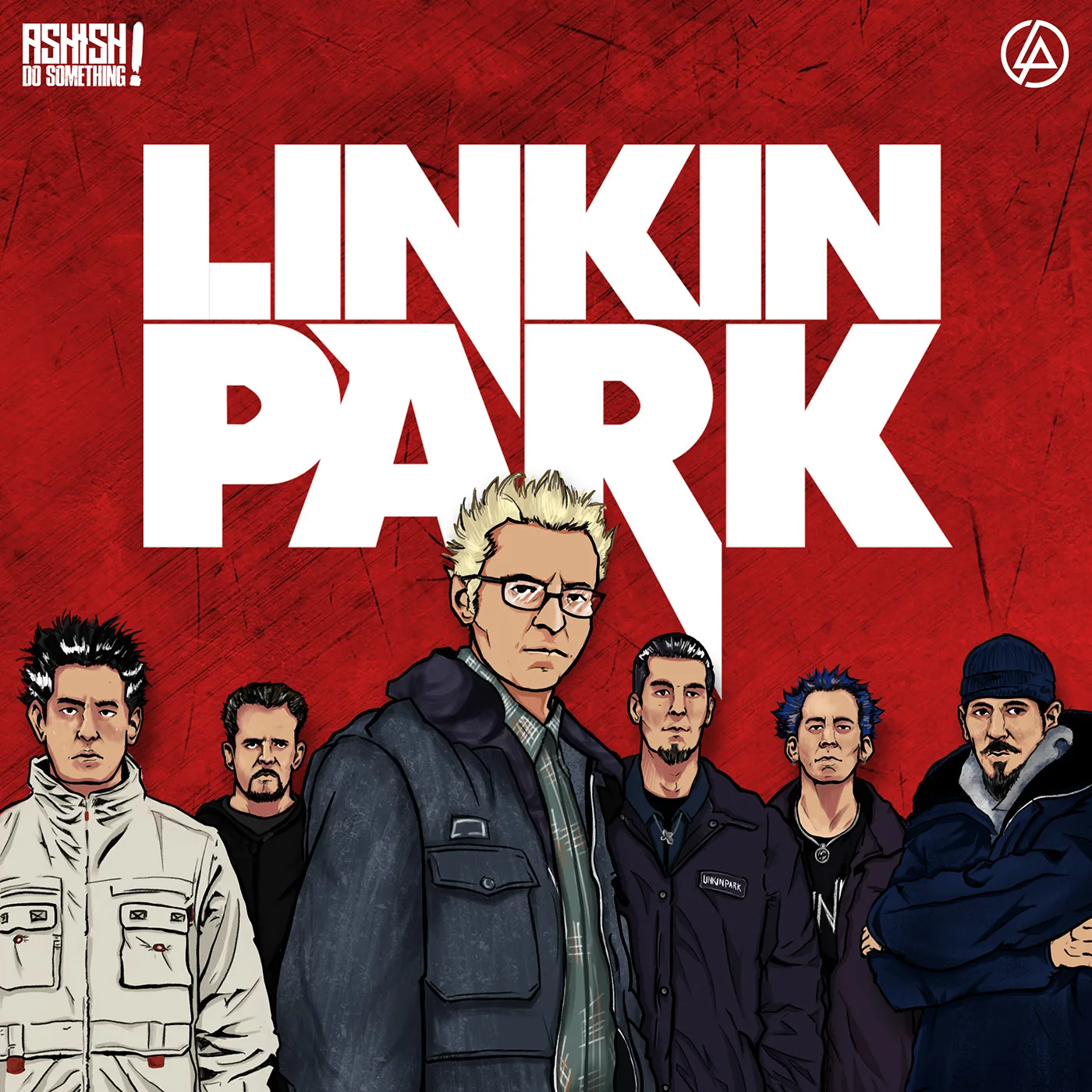 Linkin Park red poster