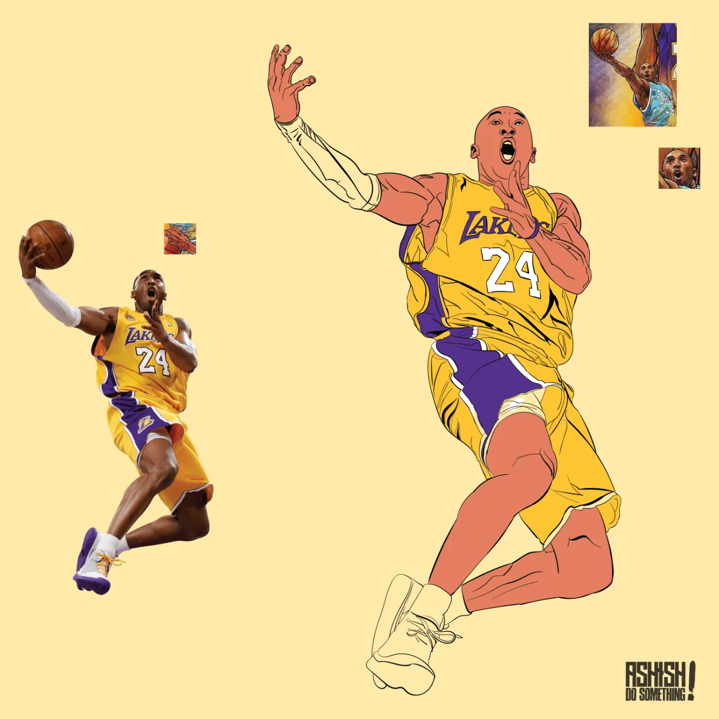 Step 2 — Color reference photo + flat fills
