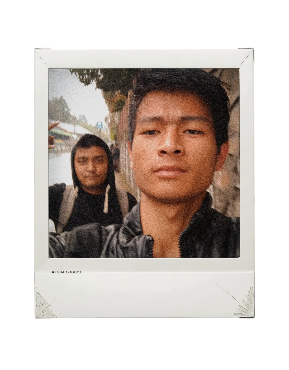 Polaroid: Ashish and Sosa, streets of Shillong