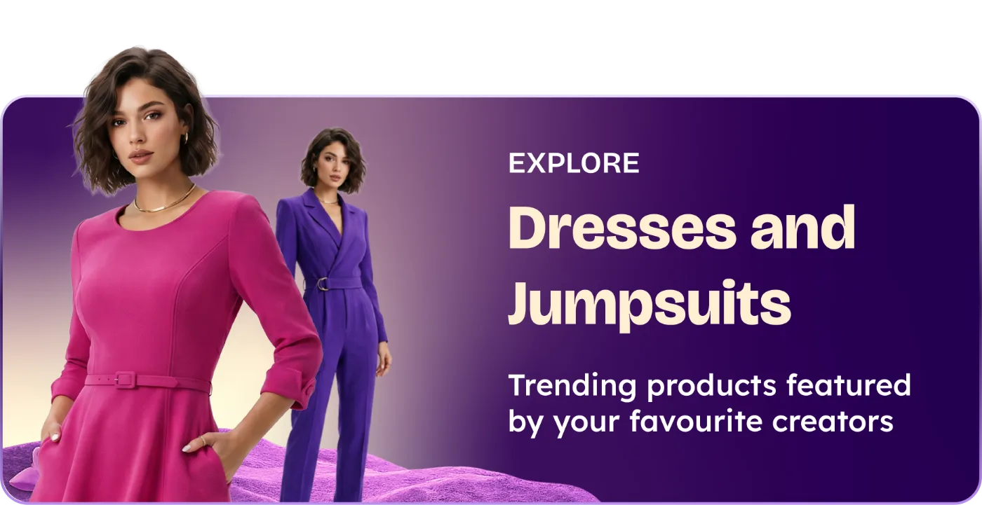 Dresses and Jumpsuits banner