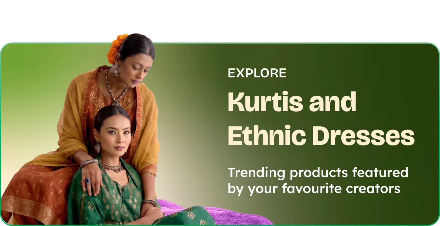 Kurtis and Ethnic Dresses banner